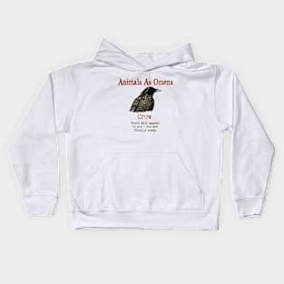 ANIMAL OMEN CROW Kids Hoodie